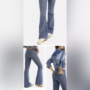 Free People Penny Pull-On Flare Jeans